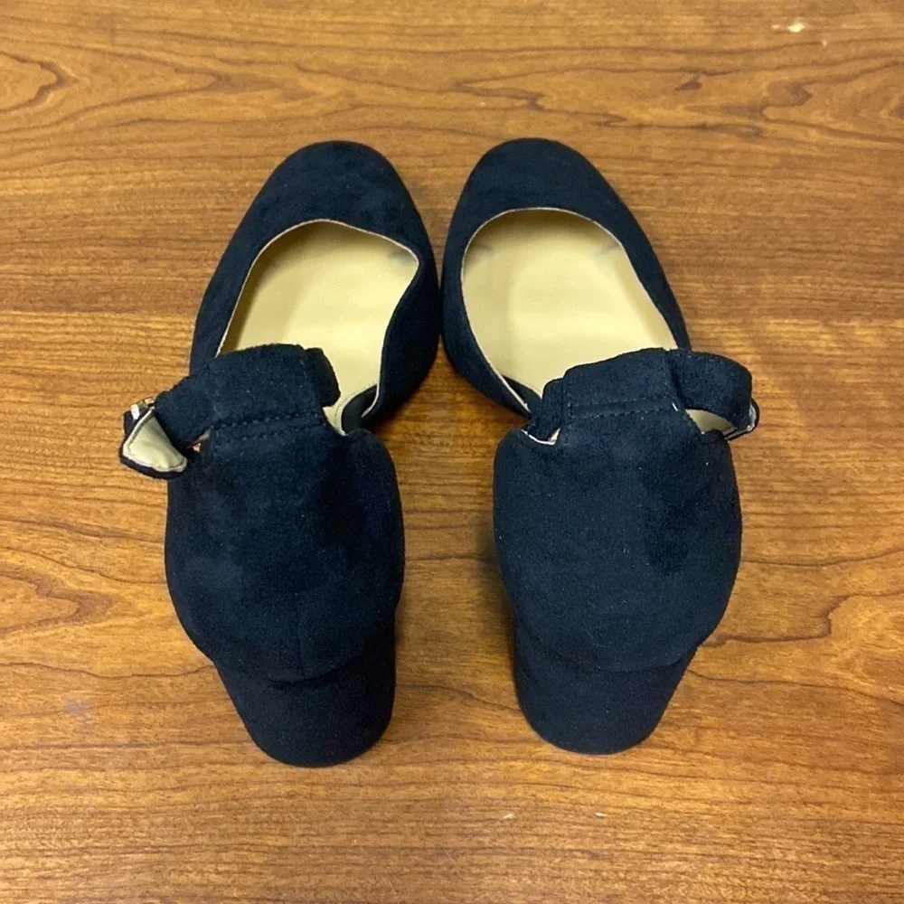 J Crew Block heels with ankle strap BT273